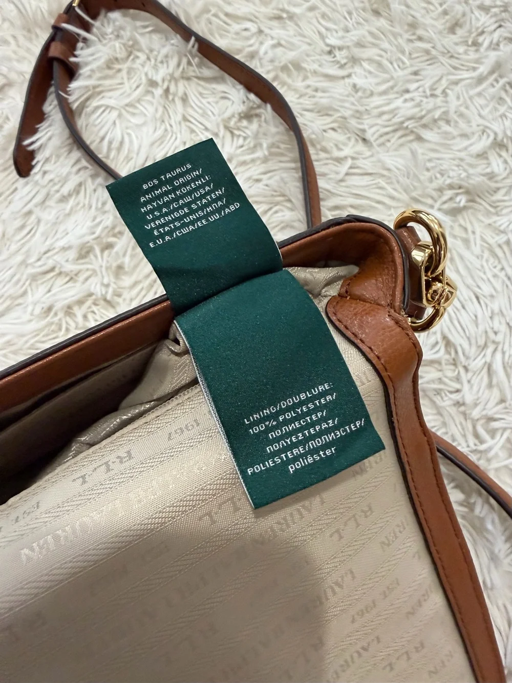 LAUREN RALPH LAUREN Brown Crossbody Bag - Brown